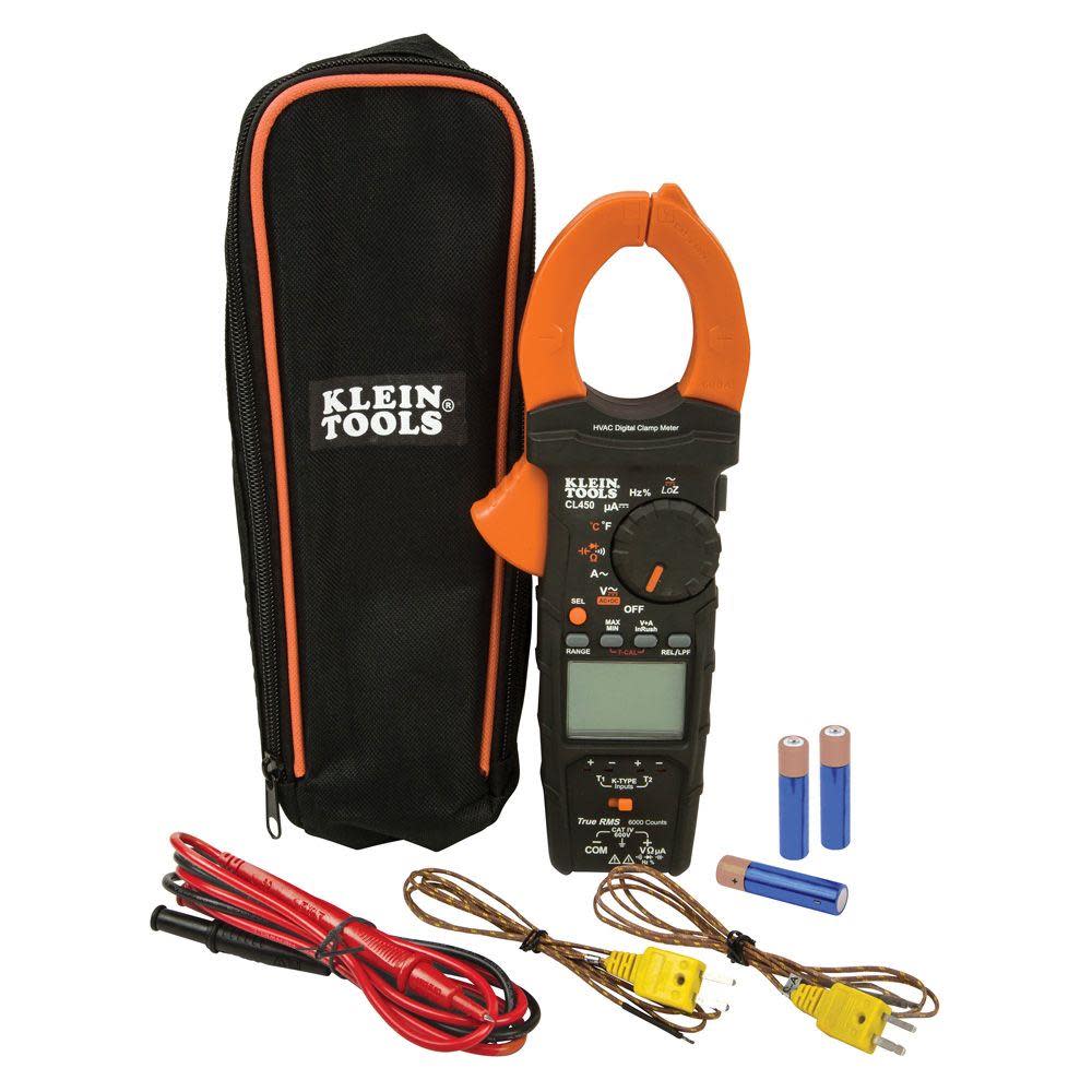 Klein Tools HVAC Clamp Meter Differential Temp CL450 from Klein Tools - Intensery