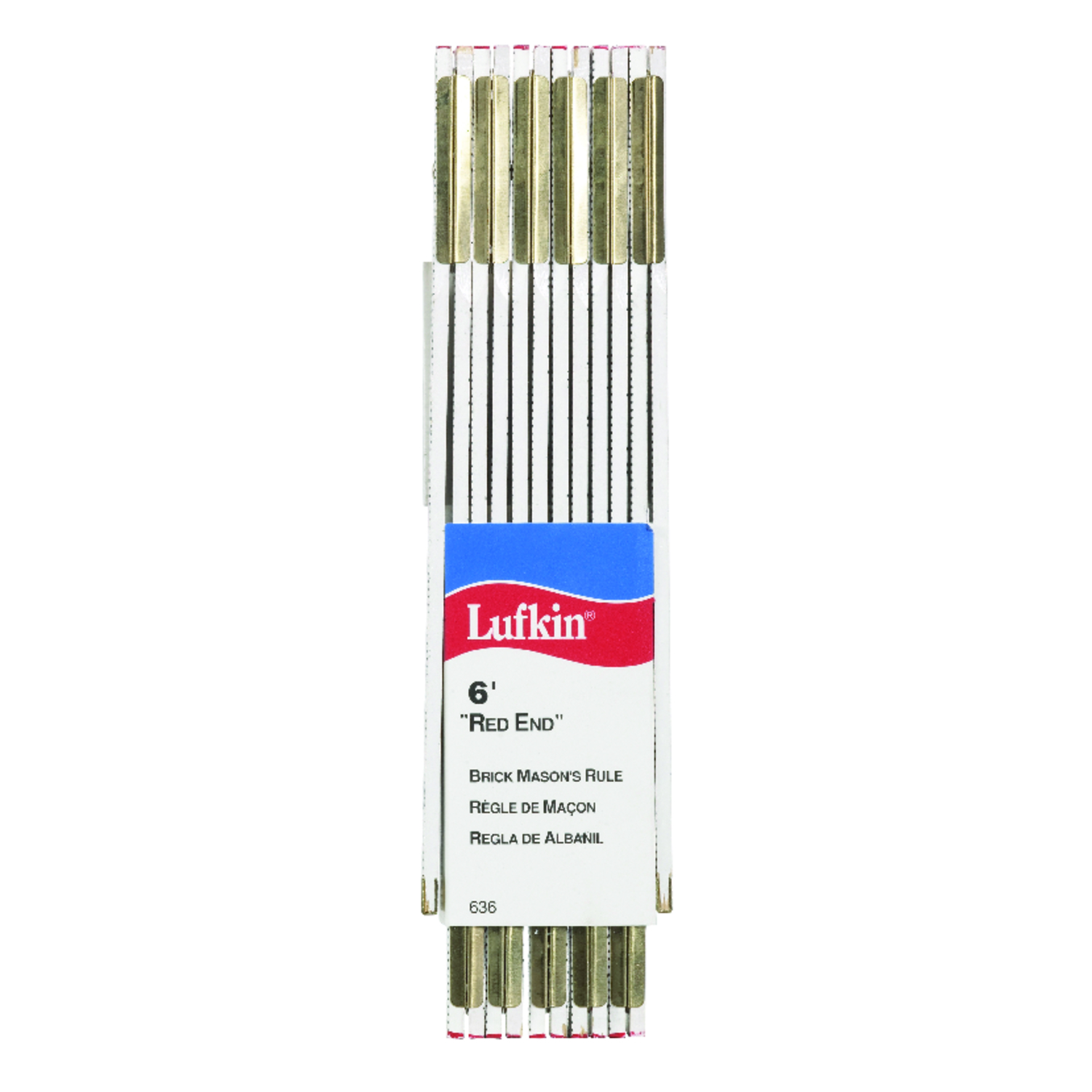 Lufkin 6 in. L X 5/8 in. W Wood Folding Masonry Rule SAE - Intensery