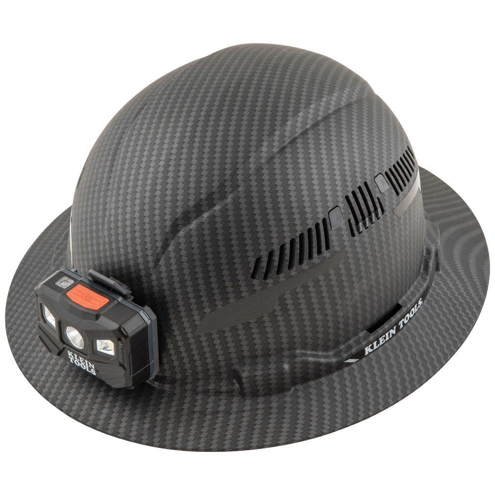 Klein Tools Hard Hat， Class C with Lamp - Intensery