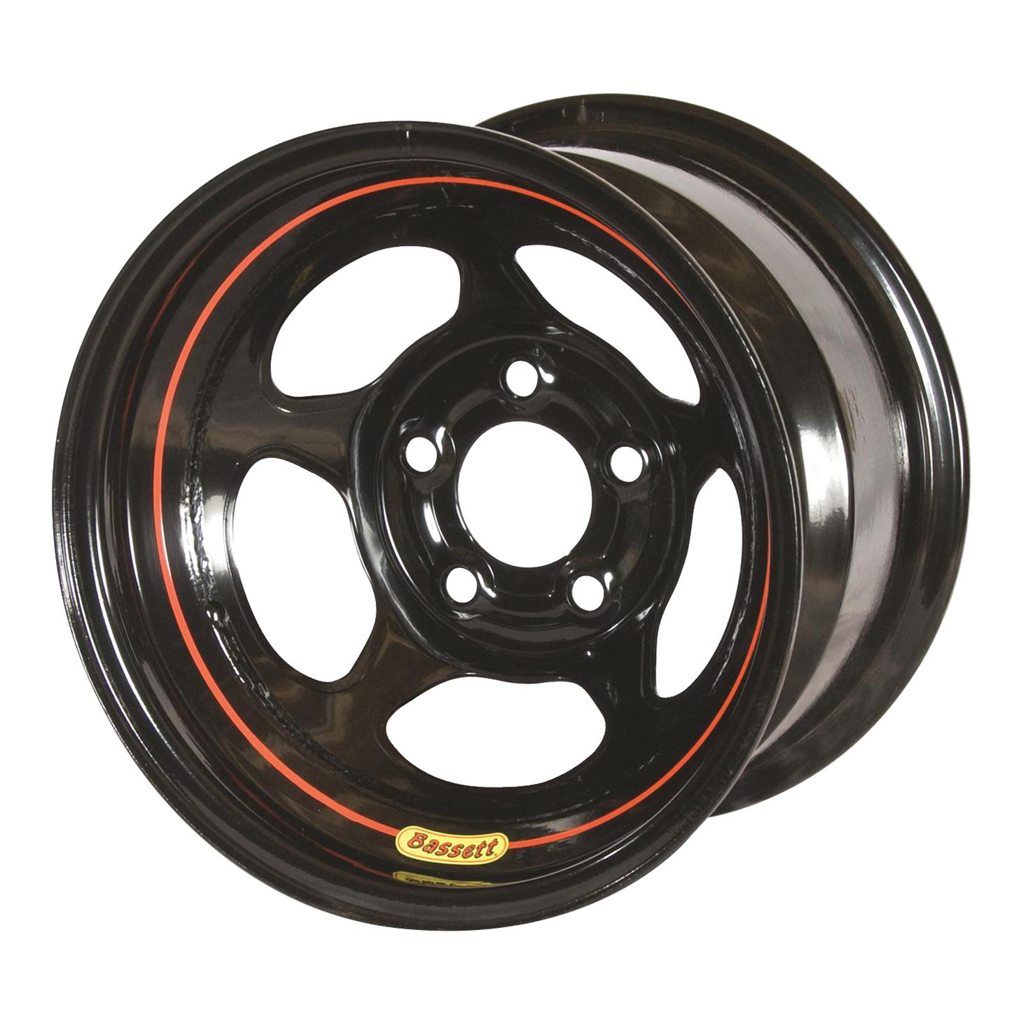 Bassett Racing Wheel 50L54 Bassett Racing Inertia Advantage Black Powdercoated Wheels - Intensery