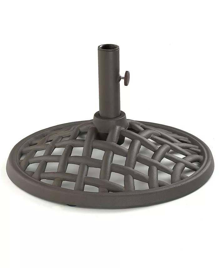 Agio Oasis Cast Iron Outdoor Umbrella Base， Created for Macy's - Intensery