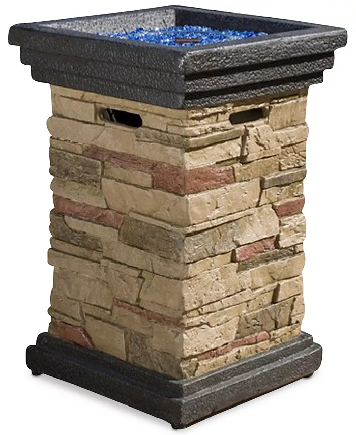 Noble House Esten Gas Fire Column - Intensery