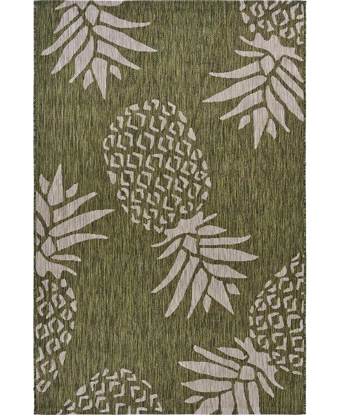 LR Home Alfresco AFS81500 5' x 7' Outdoor Area Rug - Intensery