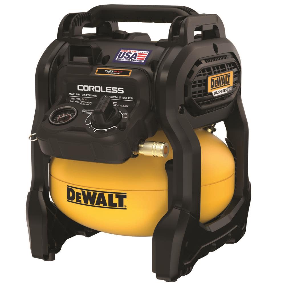 DEWALT 20V MAX Air Compressor 2 1/2 Gallon Brushless Cordless Bare Tool DCC2520B from DEWALT - Intensery