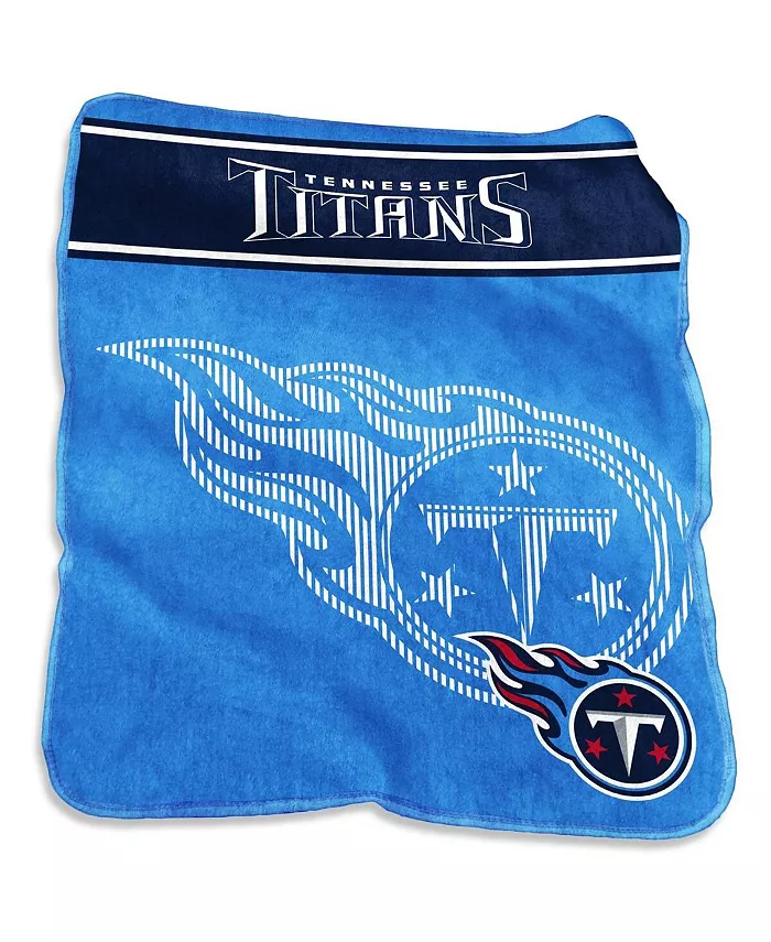 Logo Brands Tennessee Titans 60'' x 80'' XL Raschel Plush Throw Blanket - Intensery