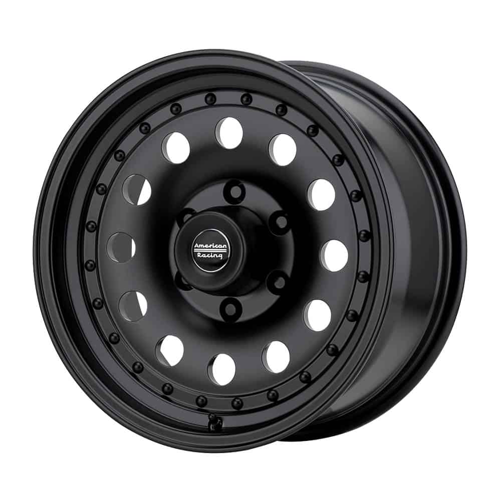 American Racing AR62 OUTLAW II AR62 15X7 5X4.75 S-BLK -6MM - Intensery