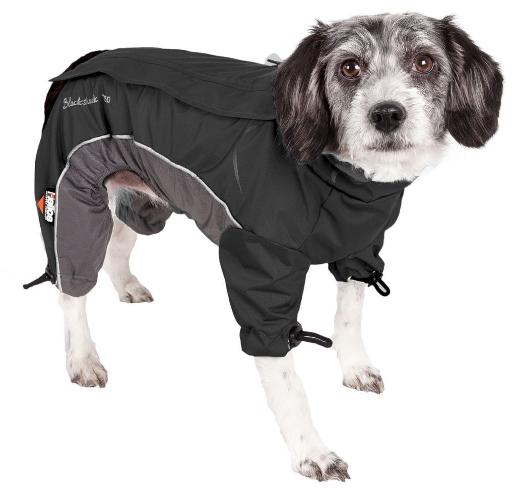 Helios Blizzard Full-Bodied Adjustable and 3M Reflective Dog Jacket in Black (Small) - Pet Life JKHL4BKSM - Intensery