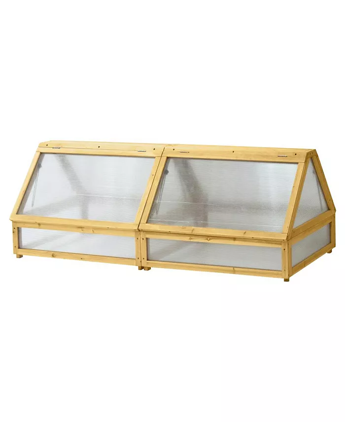 VegTrug Medium Cold Frame - Natural (FSC 100%) - Intensery