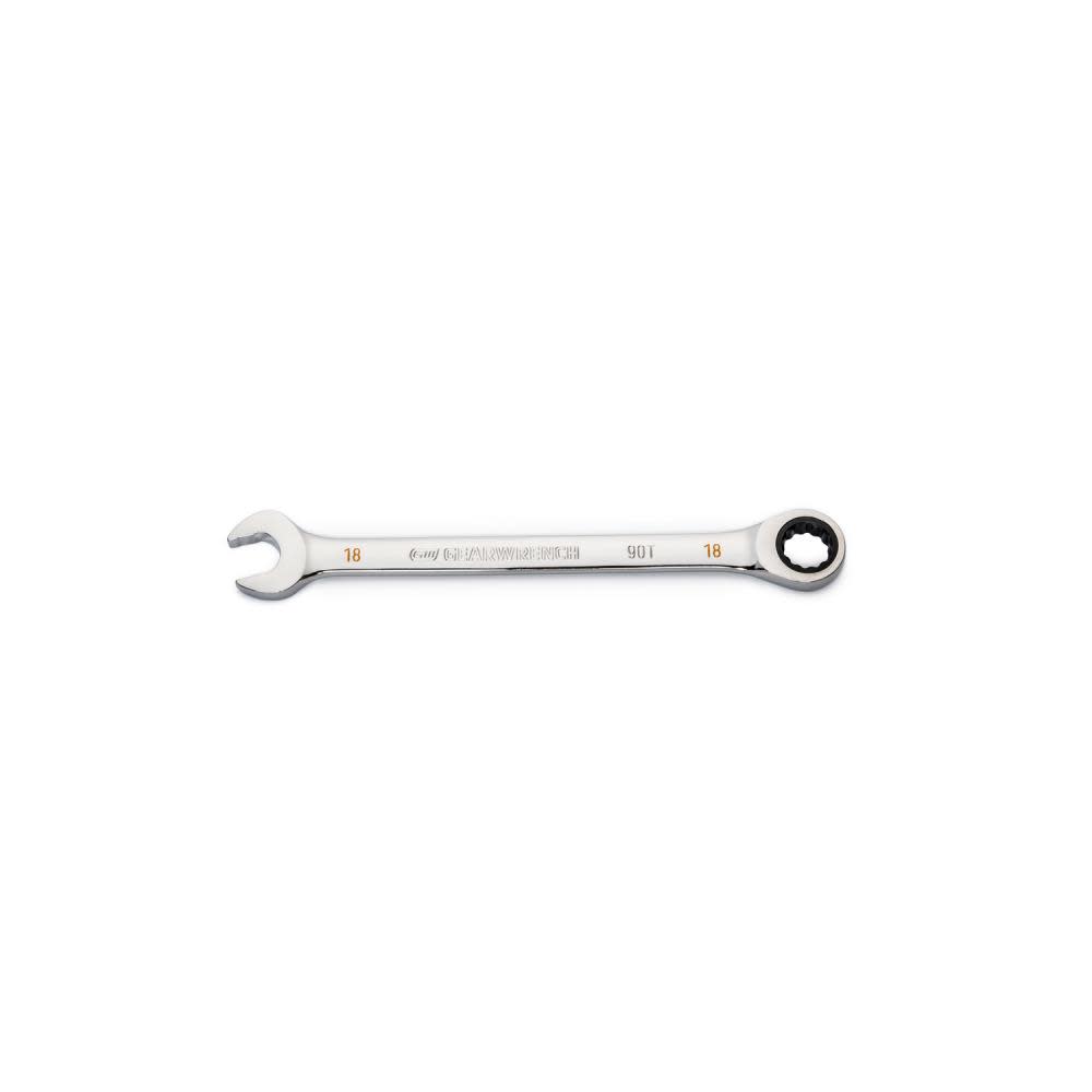 18mm 90T 12 Point Ratcheting Combination Wrench - Intensery