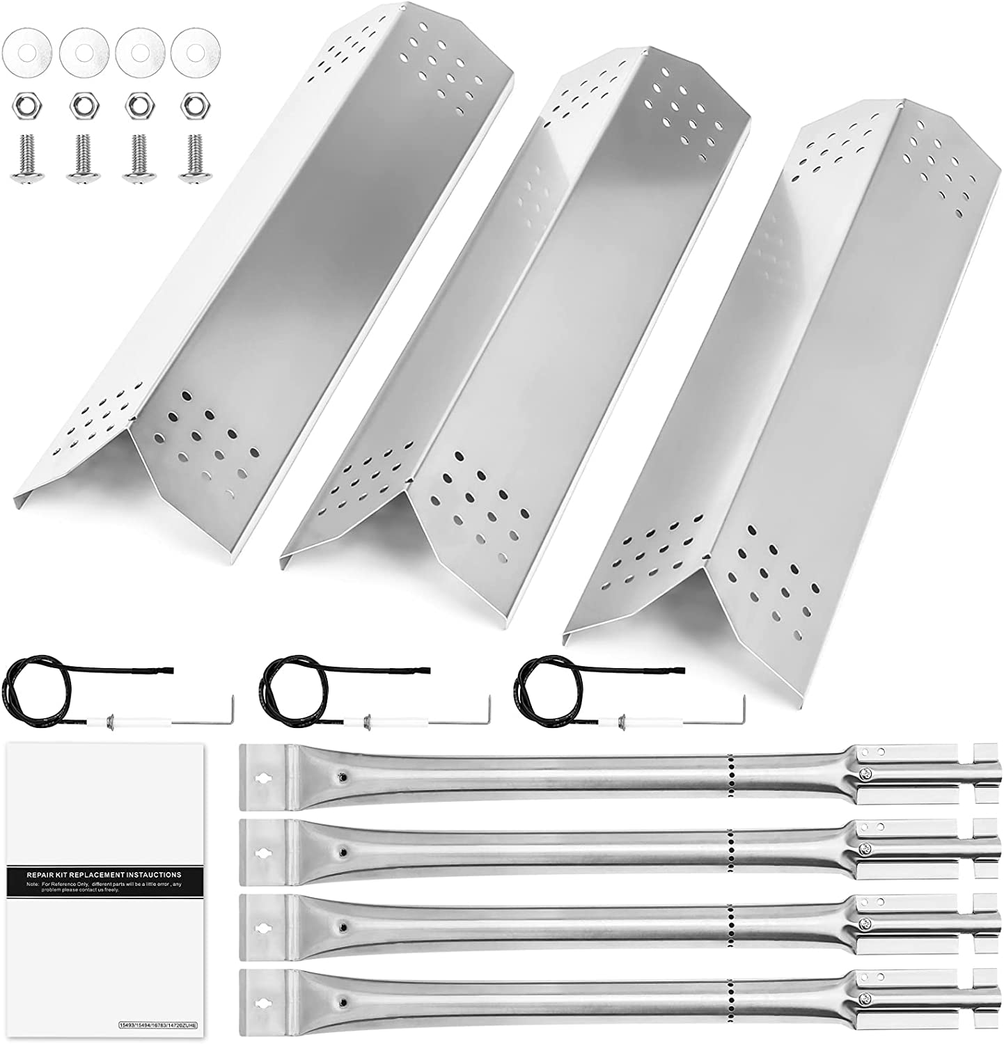 Repair kit for Kitchen Aid 720-0787, 720-0787D, 720-0787E, 720-0871 3 Burner Gas Grills - Intensery