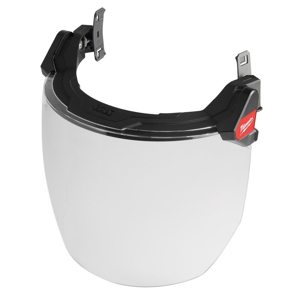 Milwaukee BOLT Full Face Shield Clear Dual Coat Lens Compatible with Milwaukee Safety Helmets and Hard Hats - Intensery