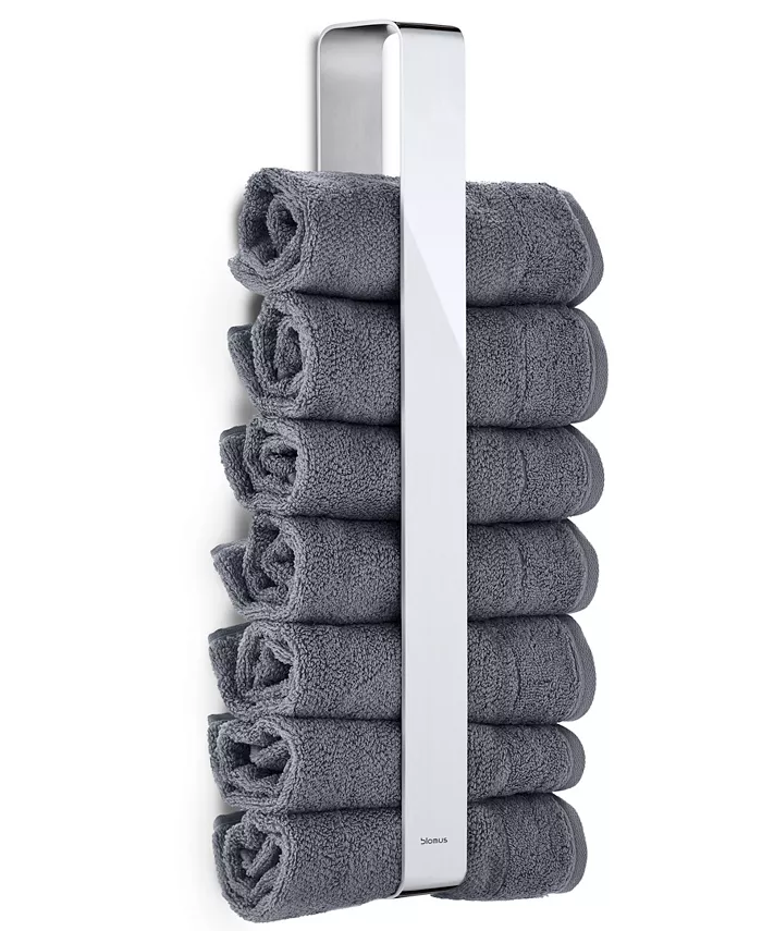 blomus Stainless Steel Towel Holder - Polished - Intensery