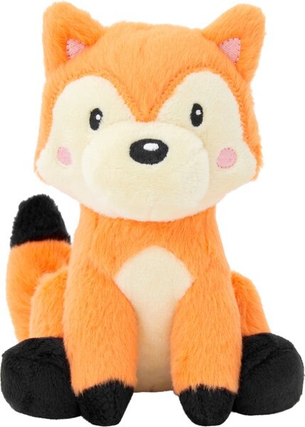 Frisco Camping Fox Plush Squeaky Dog Toy - Intensery