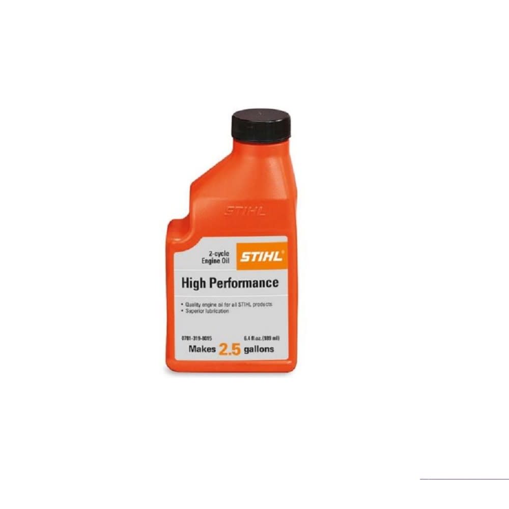 Stihl 6.4 oz Blue 2-Cycle HP Engine Oil - Intensery