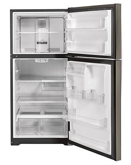 GE 21.9 Cu. Ft. Slate Garage Ready Top-Freezer Refrigerator - Intensery
