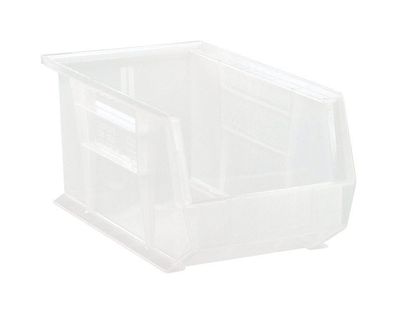 Quantum Storage 8-1/4 in. W X 7 in. H Storage Bin Plastic 1 compartments Clear - Intensery