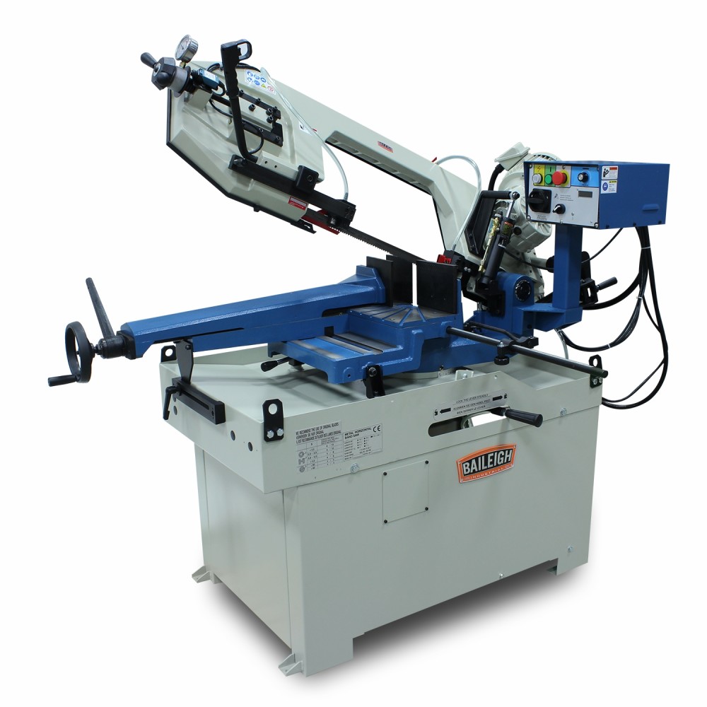 Baileigh BS-350M Band Saw Manual Dual Mitering 220V 1 Phase - Intensery