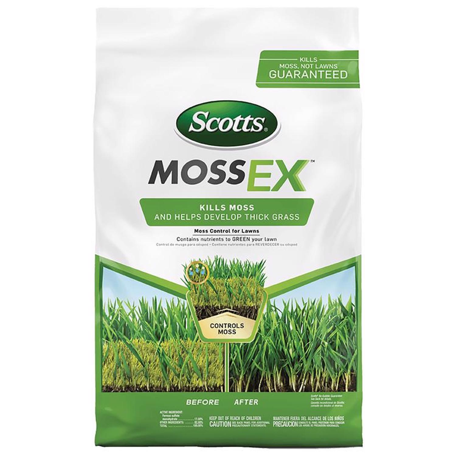 Scotts MossEx Moss Control Granules 18.37 lb - Intensery
