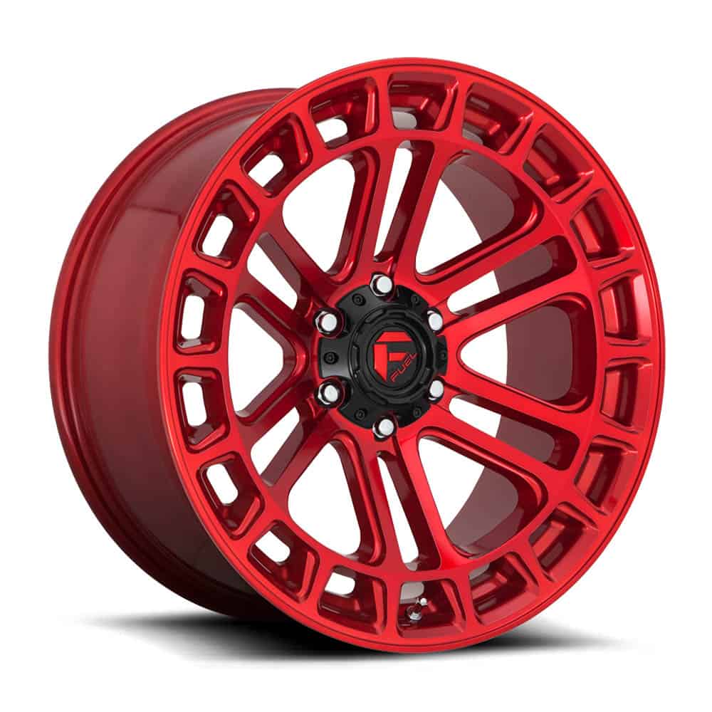 Fuel 1PC D719 HEATER D719 17X9 6X5.5 GL-RED-MACH -12MM - Intensery