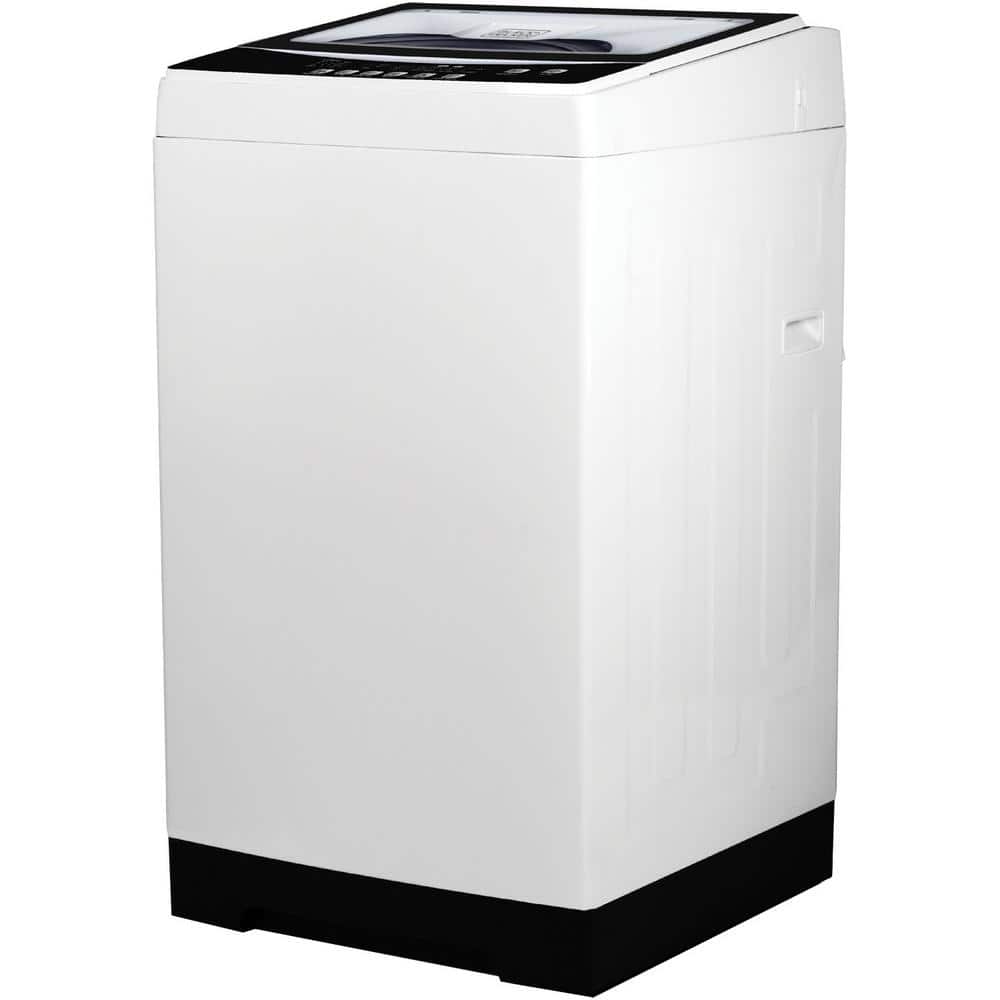 BLACK+DECKER 20.3 in. 1.7 cu. ft. 6-Cycle Portable Top Load Electric Washing Machine in white BPWM16W - Intensery