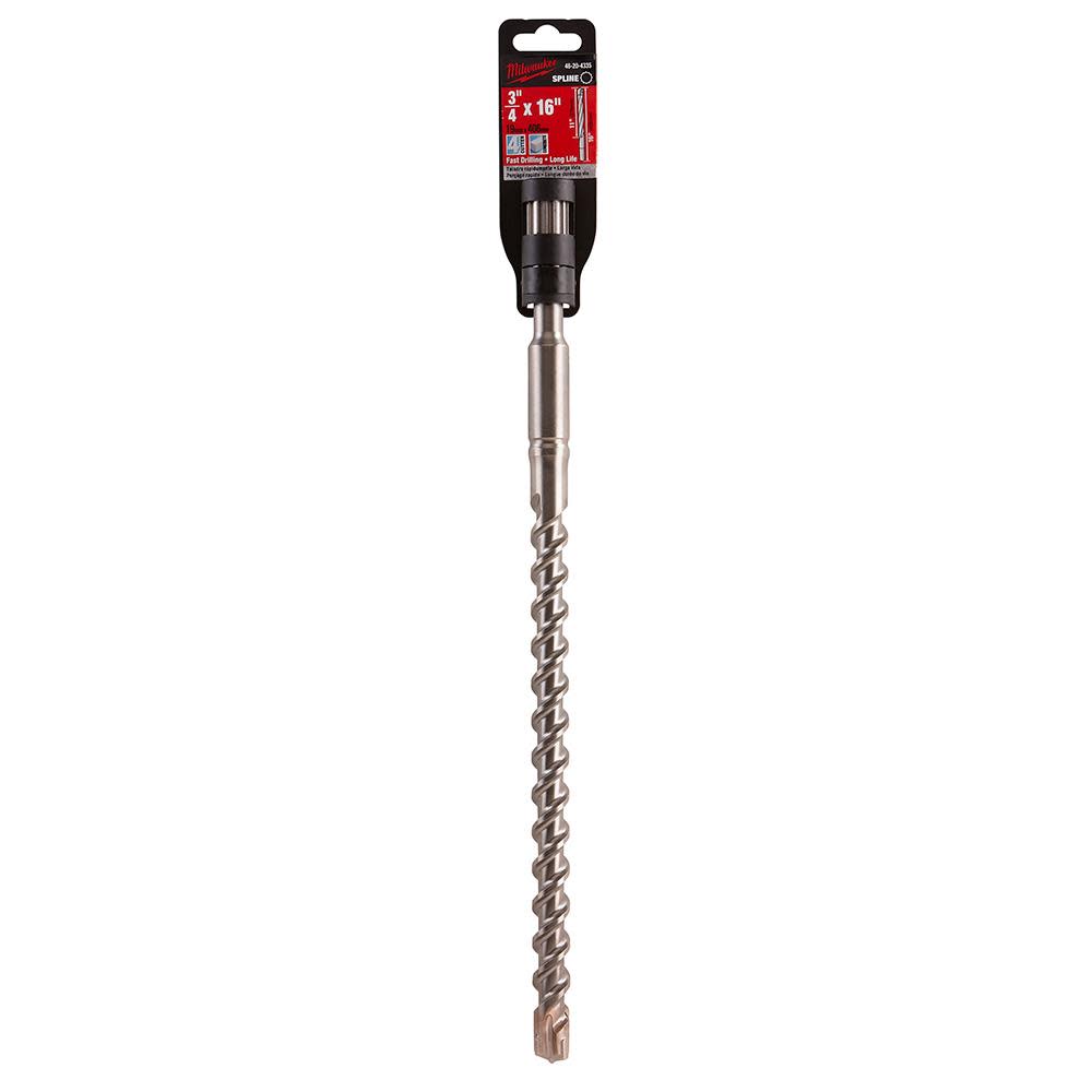 Milwaukee Spline 4-Cutter Bit 3/4 in x 5 in x 10 in 48-20-4335 from Milwaukee - Intensery