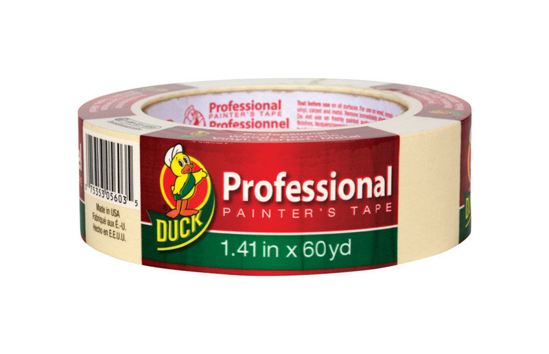 Duck 1.41 in. W X 60 yd L Beige Medium Strength Painter\u0027s Tape 1 pk - Intensery