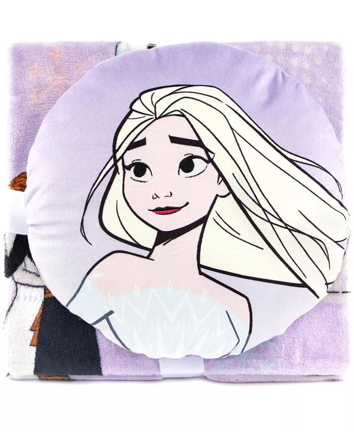 Disney CLOSEOUT! Frozen II 2-Pc. Nogginz Pillow Travel Throw Set - Intensery