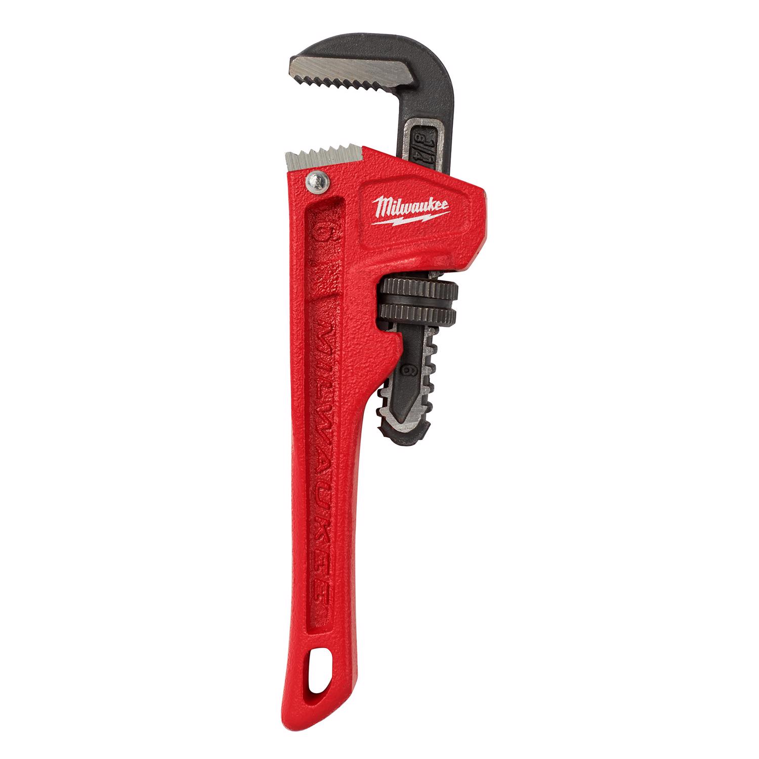 Milwaukee 3/4 in. Pipe Wrench Black/Red 1 pc - Intensery