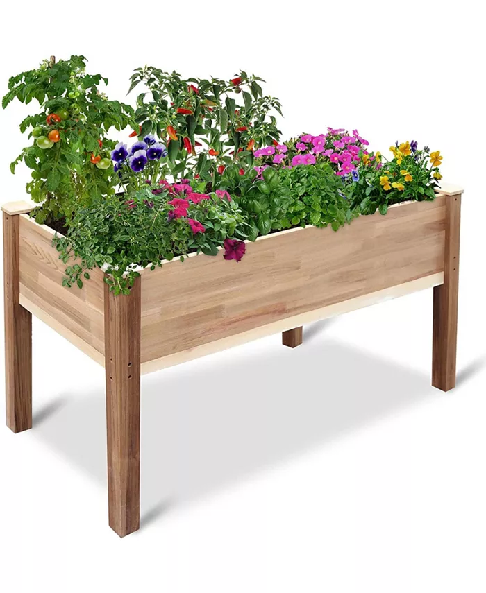 Jumbl Raised Garden Bed Elevated Herb Planter for Growing Fresh Flower - Intensery