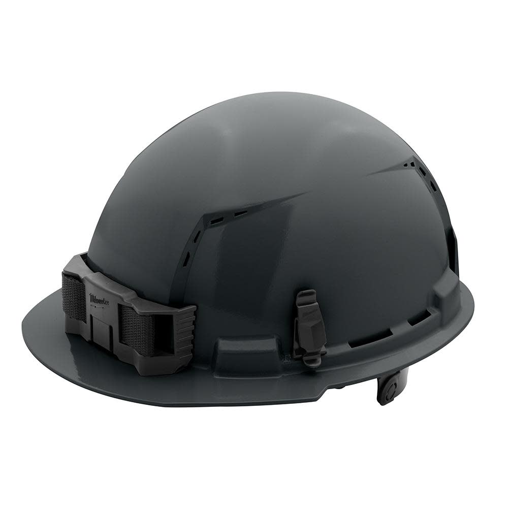 Milwaukee Gray Front Brim Vented Hard Hat with 6pt Ratcheting Suspension Type 1 Class C 48-73-1234 from Milwaukee - Intensery