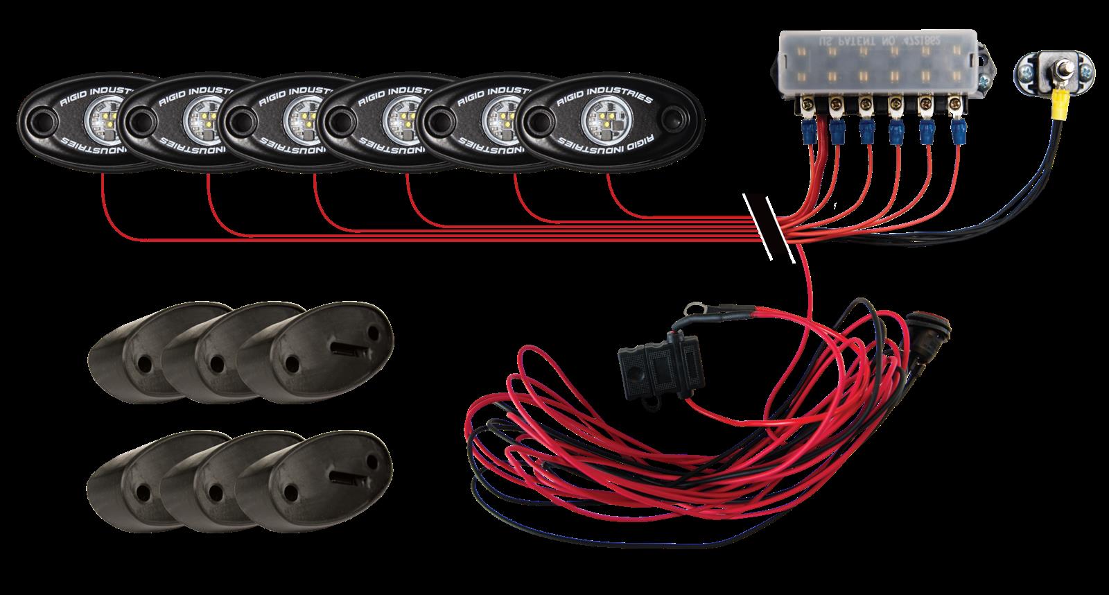 Rigid Industries 400253 Rigid Industries A-Series Rock Light Kits - Intensery