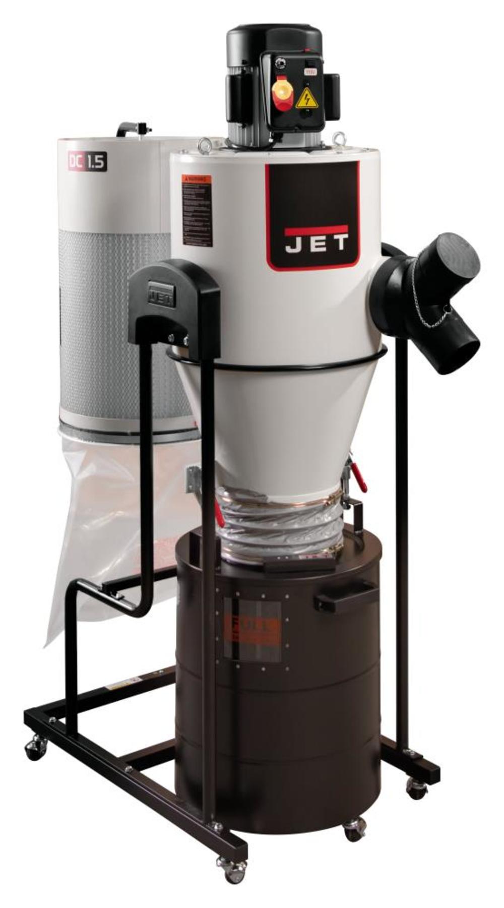 JCDC-1.5 Cyclone Dust Collector， 1.5HP - Intensery