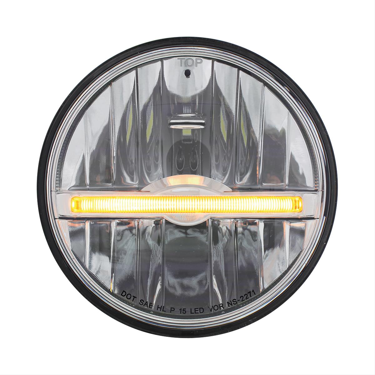 United Pacific 31259 United Pacific Crystal Headlights with LED Position Lights - Intensery