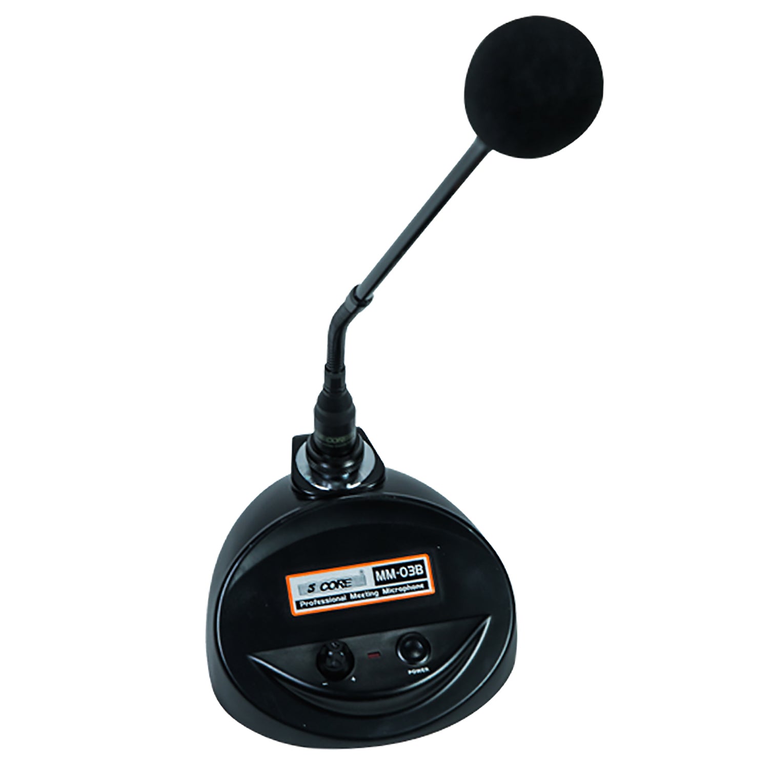5 CORE Mic Desktop Interview Meeting Conference Dynamic Microphono Zoom Computer Gooseneck MM Ratings (MM 03 B) - Intensery