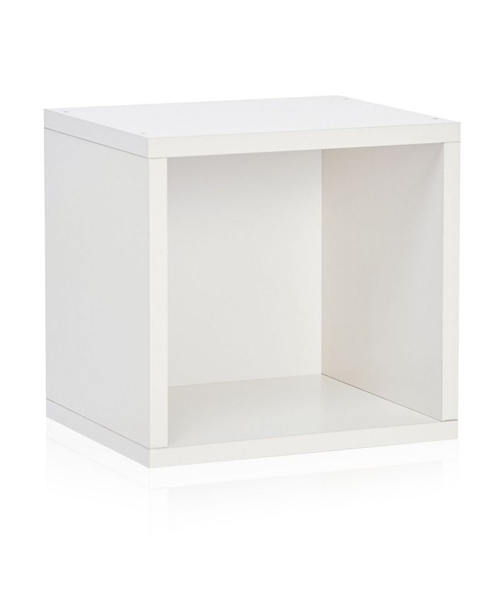 Way Basics Eco Stackable Connect Open Storage Cube and Cubby Organizer - Intensery