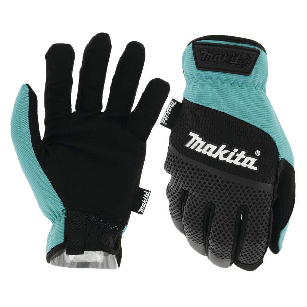 Makita Utility Work Gloves Open Cuff Flexible Protection Medium T-04151 from Makita - Intensery