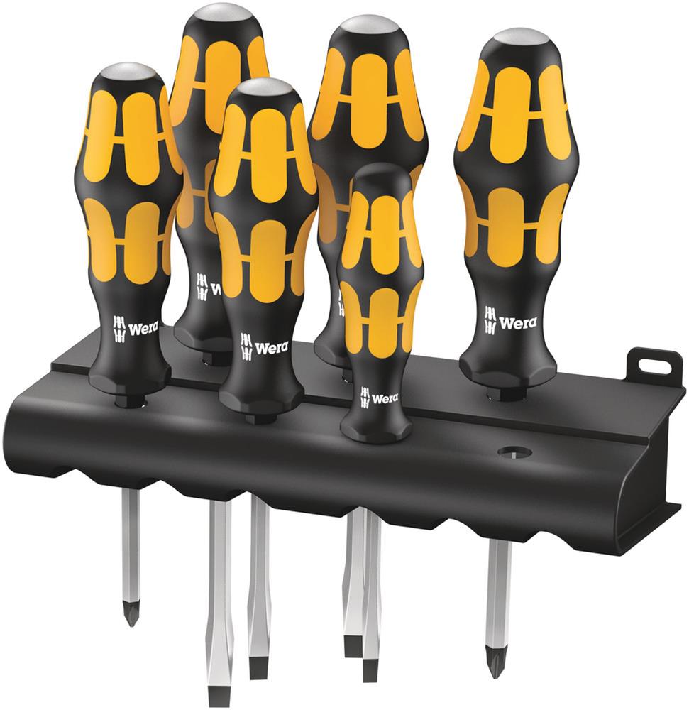 Wera Tool 05018282001 Wera Tools Kraftform Plus 900 Series Black Point Tip Screwdrivers - Intensery