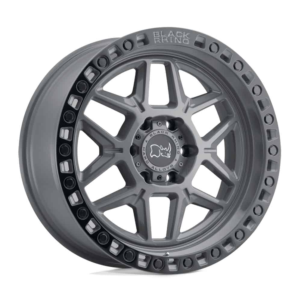 Black Rhino Wheels BRKLS 20X9 5X5.0 BTL-GRY-BLKLP -18MM - Intensery