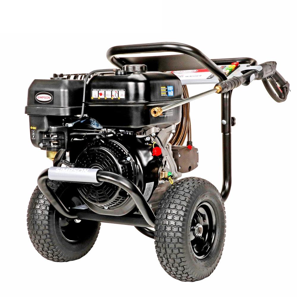 PowerShot 4400 PSI at 4.0 GPM SIMPSON 420cc with AAA Triplex Plunger Pump Cold Water Professional Gas Pressure Washer - Intensery