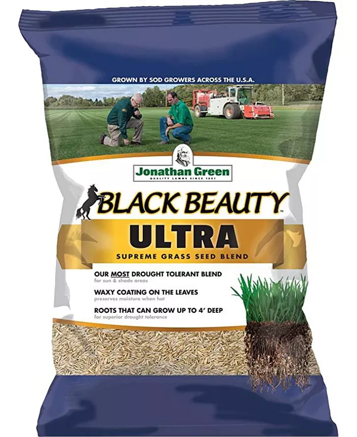 Jonathan Green Black Beauty Ultra Grass Seed Mix， 50 lb bag - Intensery