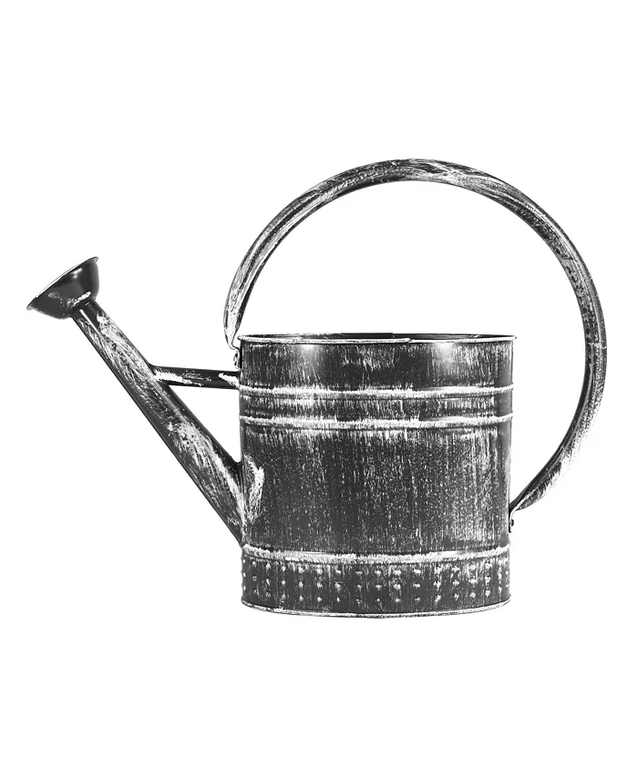 Gardener's Select Gardener Select Farmhouse Watering Can Antique Black， 0.92 Gallons - Intensery