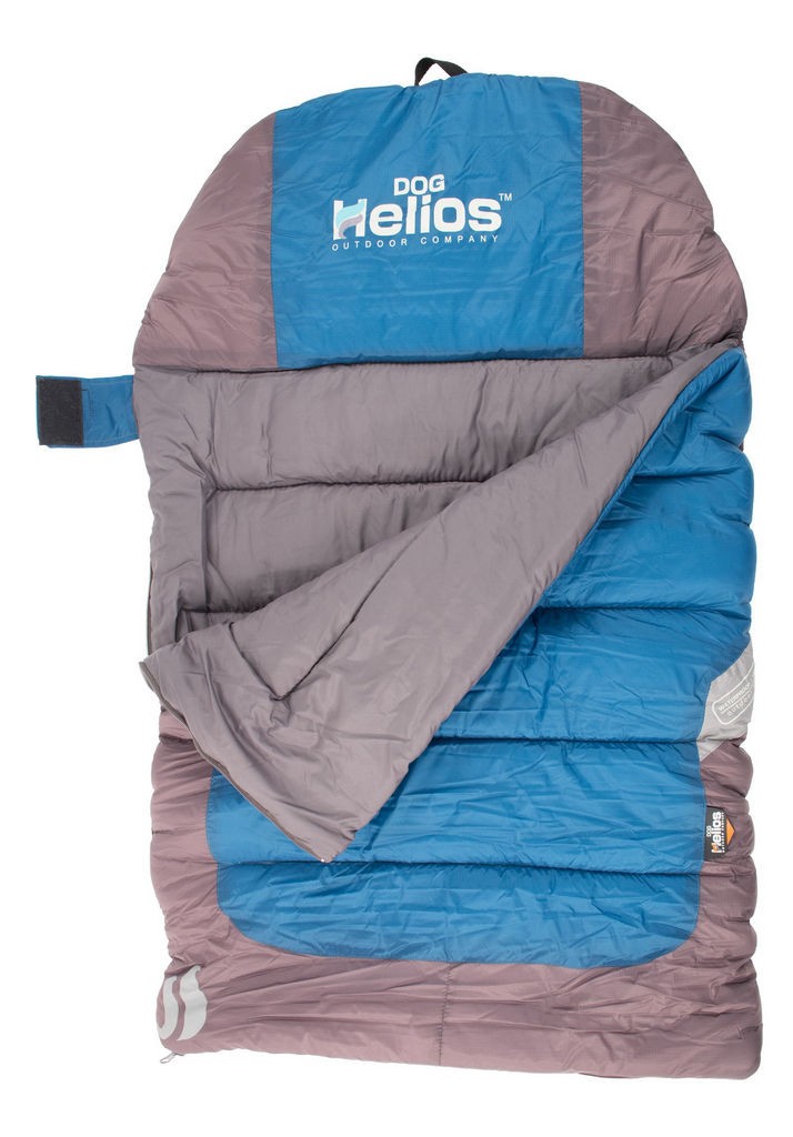 Helios Trail-Barker Multi-Surface Travel Dog Bed Featuring BlackShark Technology in Blue， Dark Grey (One Size) - Pet Life PB46BLMD - Intensery