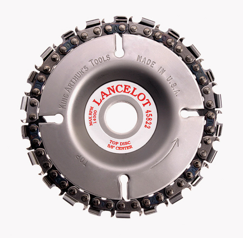 King Arthur\u0027s Tools 4 in. D X 5/8 in. Steel Chain Saw Type Cutting Wheel 22 teeth 1 pk - Intensery