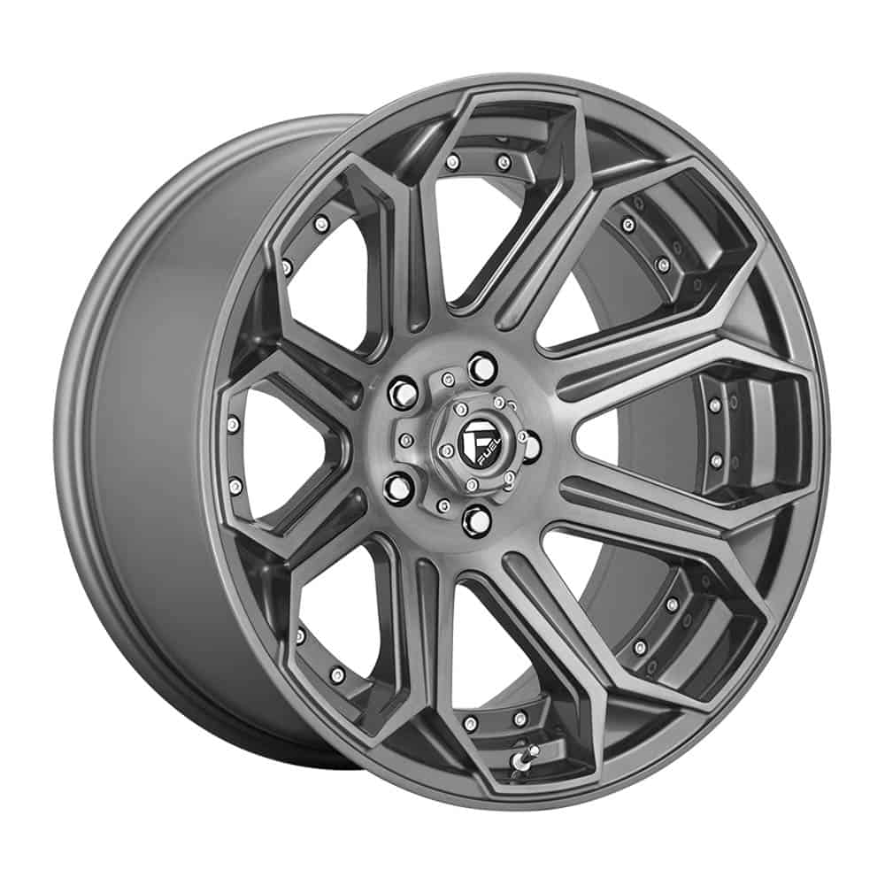Fuel 1PC D705 SIEGE D705 20X9 6X135 BRSH-GNMTL-TTC 01MM - Intensery