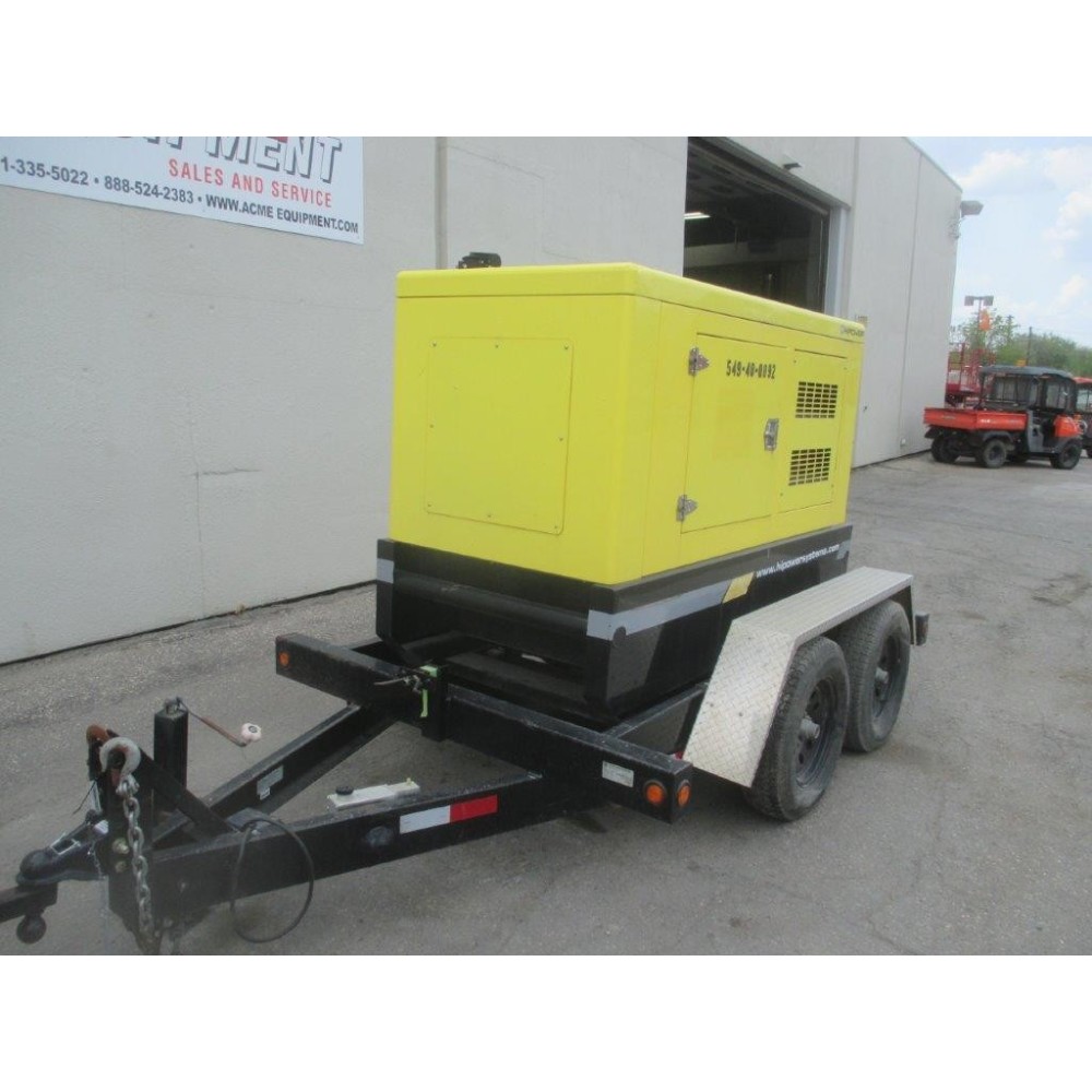 HiPower HRYW-50T6 Towable Generator 50KVA Diesel Powered 2011 Used - Intensery