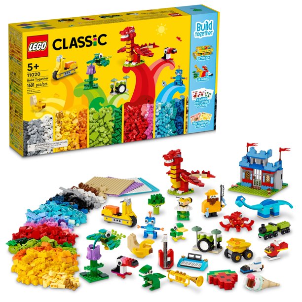 Lego Classic Build Together 11020 Building Set (1，601 Pieces) - Intensery