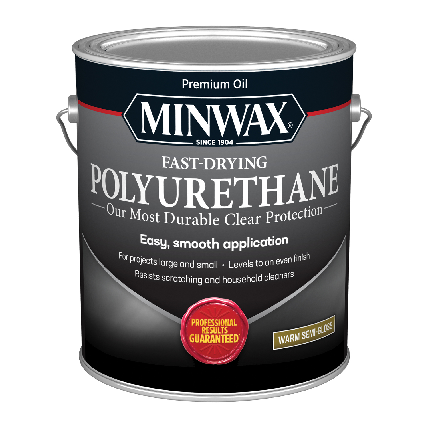 Minwax Semi-Gloss Clear Oil-Based Fast-Drying Polyurethane 1 gal - Intensery