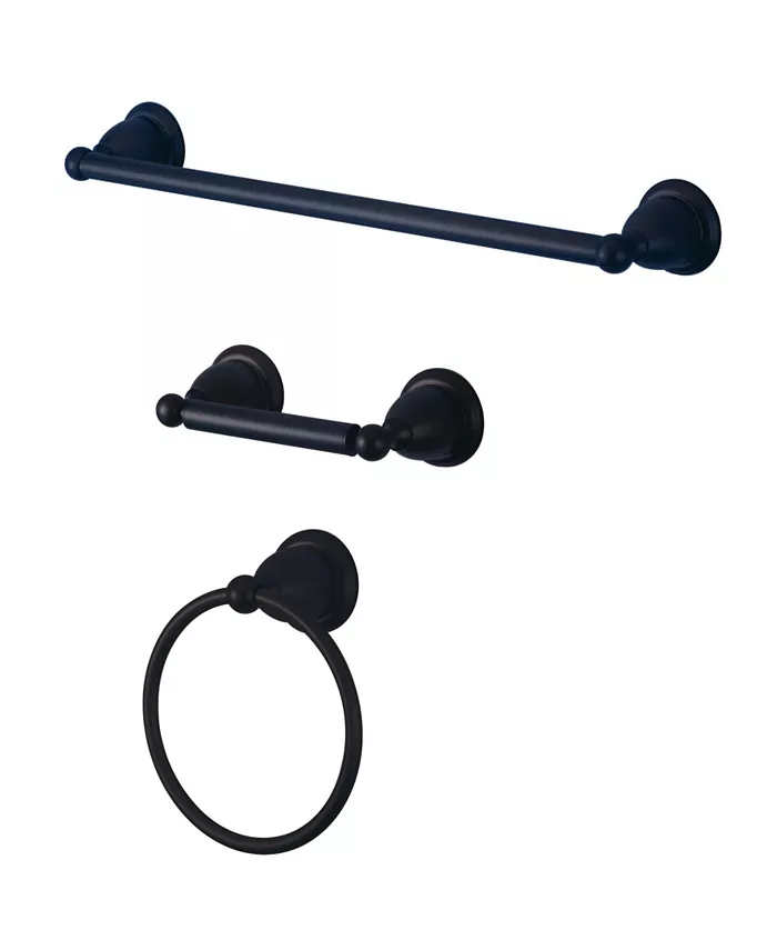 Kingston Brass Heritage 3-Pc. Bathroom Accessory Combo in Oil Rubbed Bronze - Intensery