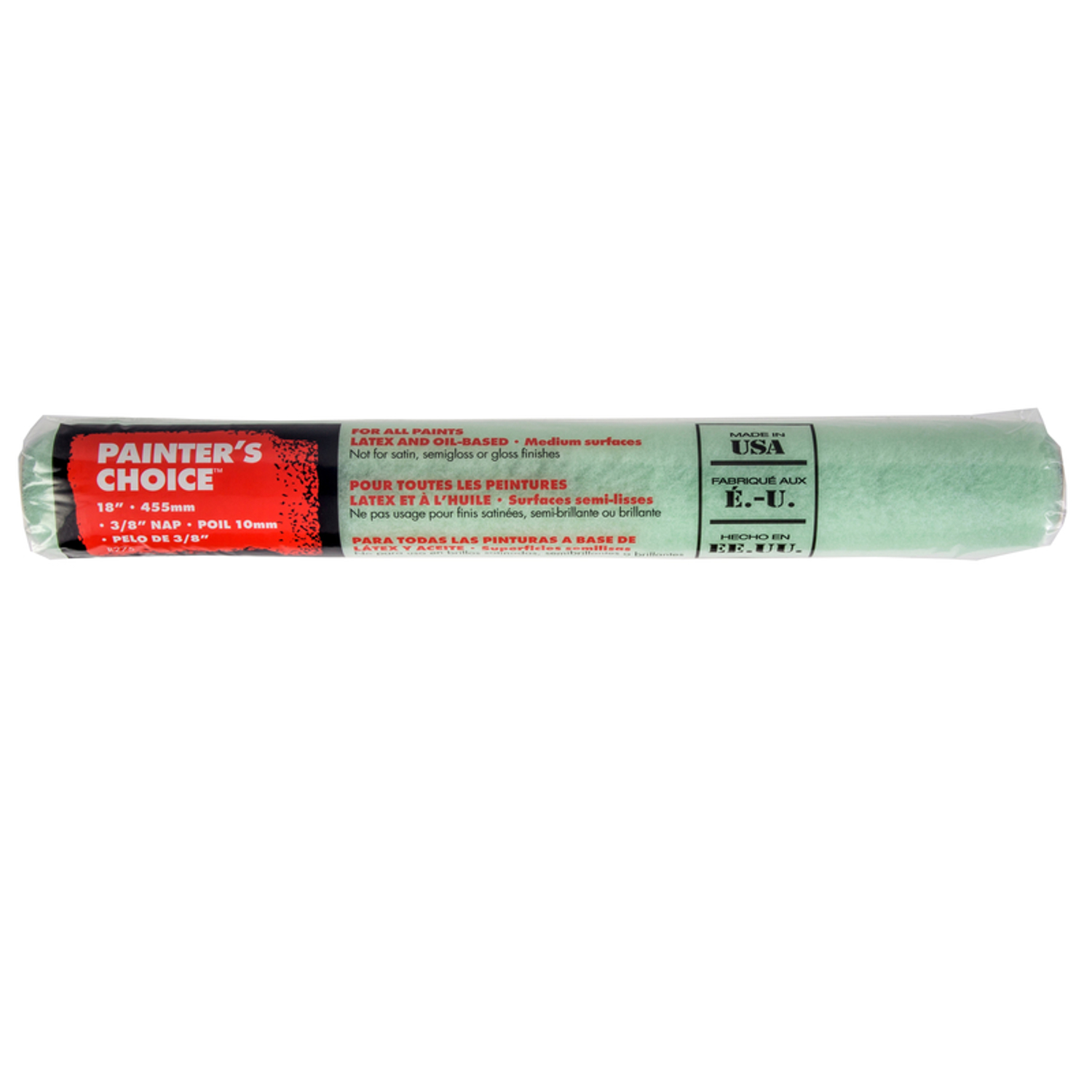 Wooster Painter\u0027s Choice Knit 18 in. W X 3/8 in. Regular Paint Roller Cover 1 pk - Intensery