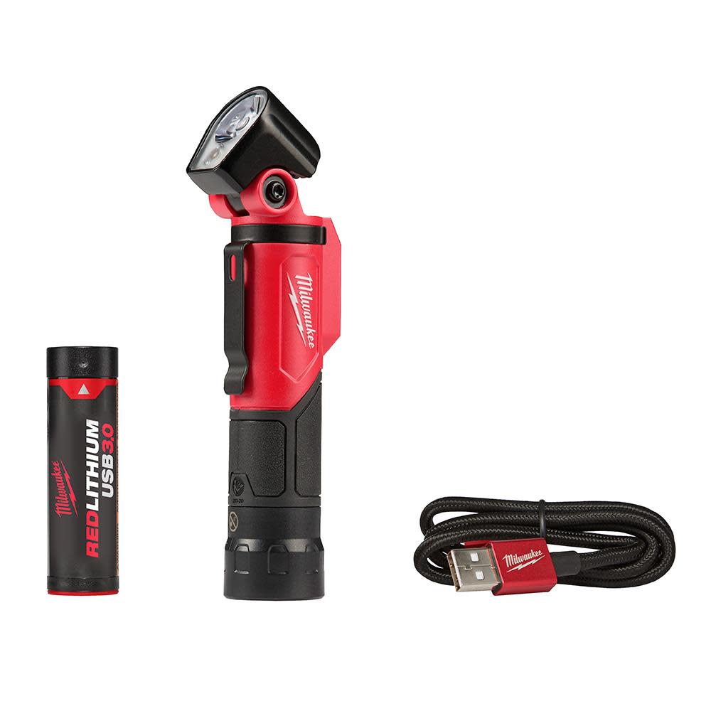 USB Rechargeable Pivoting LED Flashlight - Intensery